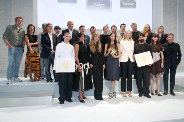 Zane Li, founder of Lii and winner of the Karl Lagerfeld Prize ; Priyanka Chopra Jonas, Jennifer Lawrence, and Julie Kegels, winners of the LVMH Prize ; Delphine Arnault, President of Dior and the LVMH Prize, Anial Padia, founder of YOSHITA 1967 and winner of the Savoir-Faire Prize, Urassaya Sperbund ( Yaya ), Pietro Beccari, CEO of Louis Vuitton, and the 2026 LVMH Prize jury at the Fondation Vuitton, Paris, September 4, 2026 Bertrand Rindoff Bestimage LVMH Prize 2026 at the Vuitton Foundation in Paris, France Paris, France Copyright: xBERTRANDxRINDOFFxPETROFFx xBESTIMAGExBERTRANDxRINDOFFxPETROFFx xBESTIMAGEx