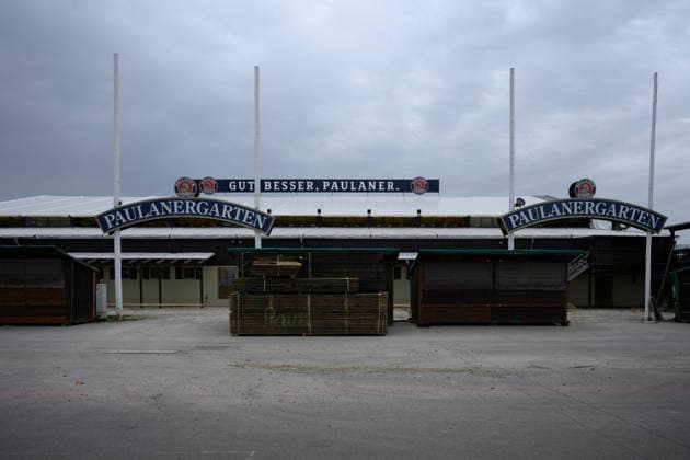 Paulaner Festzelt - Wiesn-Aufbau - Oktoberfest auf der Theresienwiese, München 28.08.2026