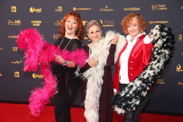 Verleihung der 32. Goldenen Henne Leipzig, 04.09.2026 Regina Thoss, Dagmar Frederic und Dagmar Gelbke Verleihung der 32. Goldenen Henne in der Leipziger Messehalle Sachsen Deutschland Copyright: xMatthiasxGränzdörferx