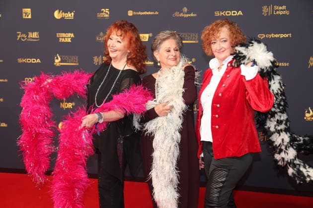 Verleihung der 32. Goldenen Henne Leipzig, 04.09.2026 Regina Thoss, Dagmar Frederic und Dagmar Gelbke Verleihung der 32. Goldenen Henne in der Leipziger Messehalle Sachsen Deutschland Copyright: xMatthiasxGränzdörferx