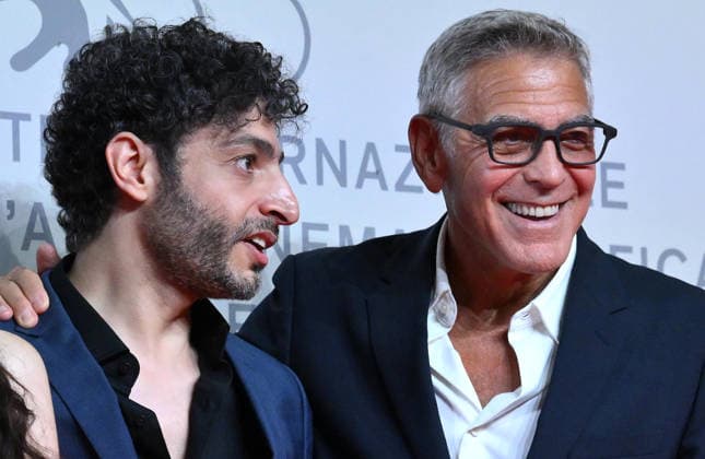 September 4, 2026, Venice, ITALY: Rami Kodeih (L) and George Clooney arrive for the premiere of Furies during the 83rd Venice Film Festival in Venice, Italy, 04 September 2026. The movie is presented out of competition at the festival running from 02 to 12 September 2026. ANSA ETTORE FERRARI Venice ITALY  - ZUMAa110 20260904_zaf_a110_045 Copyright: xEttorexFerrarix