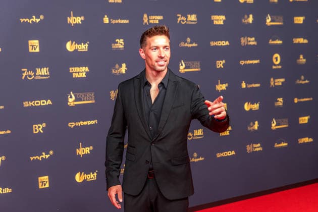 LEIPZIG, DEUTSCHLAND 4. SEPTEMBER 2026 Verleihung der Goldenen Henne 2026 auf dem roten Teppich in der Messehalle 1 in Leipzig. Bei der Gala werden erneut Persönlichkeiten aus Unterhaltung, Fernsehen, Musik und Sport ausgezeichnet. DSDS Sieger Ramon Roselli Goldene Henne 2026 - Roter Teppich