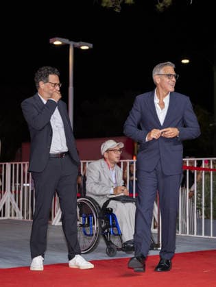 83rd Venice International Film Festival VENICE, ITALY - SEPTEMBER 04: (L-R) Grant Heslov and George Clooney attend the Furies Screening during the 83rd Venice International Film Festival at Sala Giardino on September 04, 2026 in Venice, Italy. Primo Barol Anadolu Venice Italy. Editorial use only. Please get in touch for any other usage.  Copyright: x2026xAnadoluxPrimoxBarolx