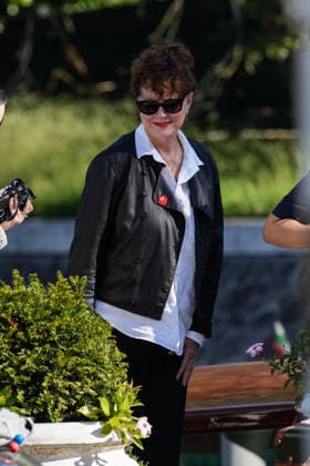 Susan Sarandon is seen at the Hotel Excelsior Venice Lido pier during the 83rd Venice International Film Festival on September 4, 2026, in Venice, Italy. Lucia Sabatelli, Venice, Italy  Copyright: xLuciaxSabatellix xBestimagexLuciaxSabatellix xBestimagex