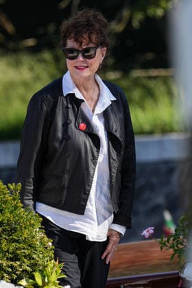 Susan Sarandon is seen at the Hotel Excelsior Venice Lido pier during the 83rd Venice International Film Festival on September 4, 2026, in Venice, Italy. Lucia Sabatelli, Venice, Italy  Copyright: xLuciaxSabatellix xBestimagexLuciaxSabatellix xBestimagex