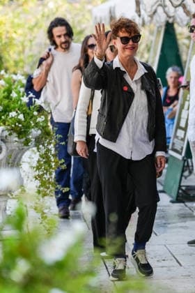 Susan Sarandon is seen at the Hotel Excelsior Venice Lido pier during the 83rd Venice International Film Festival on September 4, 2026, in Venice, Italy. Lucia Sabatelli, Venice, Italy  Copyright: xLuciaxSabatellix xBestimagexLuciaxSabatellix xBestimagex
