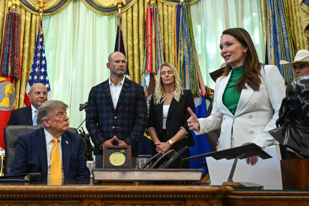 September 4, 2026, Washington, District Of Columbia, USA: WASHINGTON, DC - SEPTEMBER 4: United States Secretary of Agriculture Brooke Rollins speaks as US President Donald J Trump makes an announcement on taking action to help farmers and ranchers with meat processing on Friday, Sept. 4, 2026 in the Oval Office of the White House in Washington, DC, USA Washington USA  - ZUMAs152 20260904_faa_s152_008 Copyright: xAnnabellexGordonx-xPoolxviaxCNPx
