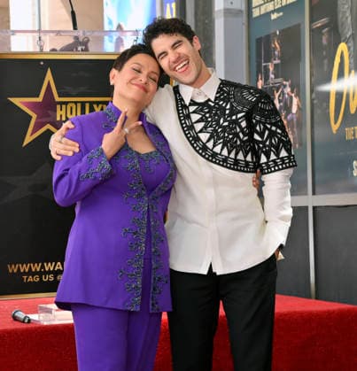 Filipina actress and singer Lea Salonga is joined by actor and singer Darren Criss during an unveiling ceremony honoring her with the 2,855th star on the Hollywood Walk of Fame in Los Angeles on Friday, September 4, 2026.  LAP2026090409 JIMxRUYMEN