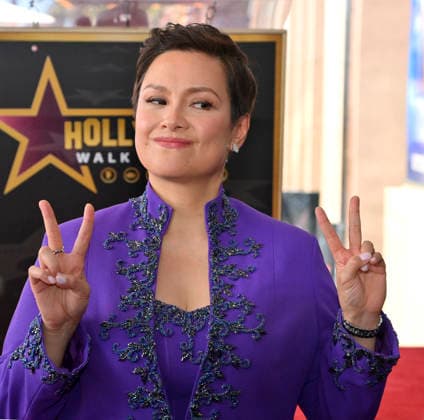 Filipina actress and singer Lea Salonga is pictured during an unveiling ceremony honoring her with the 2,855th star on the Hollywood Walk of Fame in Los Angeles on Friday, September 4, 2026.  LAP2026090412 JIMxRUYMEN