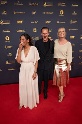 Goldene Henne 2026 Roter Teppich Roter Teppich Amy Mußul und Simon Böer und Melanie Marschke Goldene Henne 2026, 04.09.2026, Leipzig Copyright: xEventpressxFuhrx