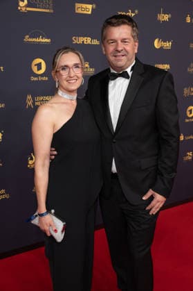 Goldene Henne 2026 Roter Teppich Roter Teppich Ministerpräsident Sven Schulze Und Frau Kati Goldene Henne 2026, 04.09.2026, Leipzig Copyright: xEventpressxFuhrx
