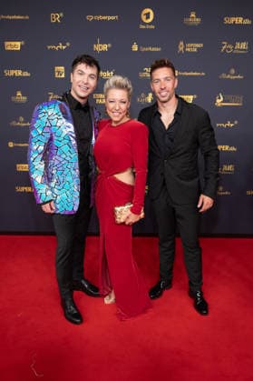 Goldene Henne 2026 Roter Teppich Roter Teppich Julian David und Anita Hofmann und Ramon Roselly Goldene Henne 2026, 04.09.2026, Leipzig Copyright: xEventpressxFuhrx