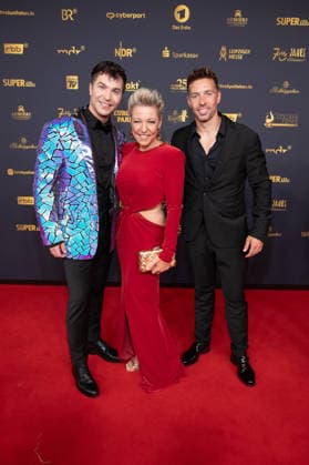 Goldene Henne 2026 Roter Teppich Roter Teppich Julian David und Anita Hofmann und Ramon Roselly Goldene Henne 2026, 04.09.2026, Leipzig Copyright: xEventpressxFuhrx