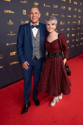 Goldene Henne 2026 Roter Teppich Roter Teppich Linda Feller und Ehemann Andreas Schmid Goldene Henne 2026, 04.09.2026, Leipzig Copyright: xEventpressxFuhrx