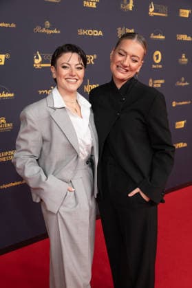 Goldene Henne 2026 Roter Teppich Roter Teppich Tahnee Schaffarczyk und Ehefrau Juliette Schoppmann Goldene Henne 2026, 04.09.2026, Leipzig Copyright: xEventpressxFuhrx