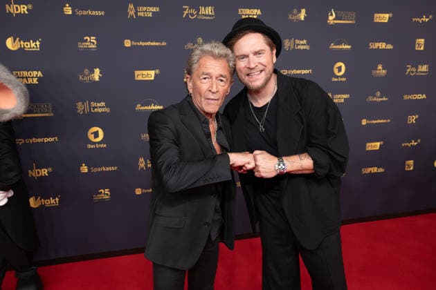 Goldene Henne 2026 Roter Teppich Roter Teppich Peter Maffay und Johannes Oerding Goldene Henne 2026, 04.09.2026, Leipzig Copyright: xEventpressxFuhrx