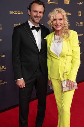 Goldene Henne 2026 Roter Teppich Roter Teppich Victoria Herrmann mit Freund David Böthig Goldene Henne 2026, 04.09.2026, Leipzig Copyright: xEventpressxFuhrx