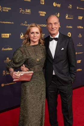 Goldene Henne 2026 Roter Teppich Roter Teppich Martin Brambach und Ehefrau Christine Sommer Goldene Henne 2026, 04.09.2026, Leipzig Copyright: xEventpressxFuhrx