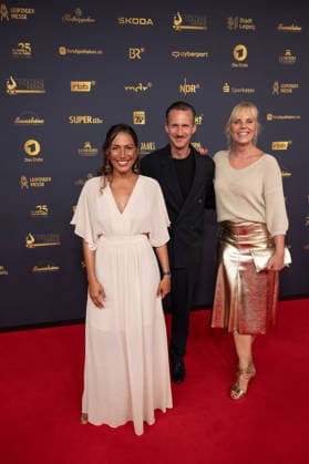 Goldene Henne 2026 Roter Teppich Roter Teppich Amy Mußul und Simon Böer und Melanie Marschke Goldene Henne 2026, 04.09.2026, Leipzig Copyright: xEventpressxFuhrx