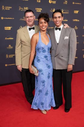 Goldene Henne 2026 Roter Teppich Roter Teppich Andrej Hermlin David Hermlin und Rachel Hermlin Goldene Henne 2026, 04.09.2026, Leipzig Copyright: xEventpressxFuhrx