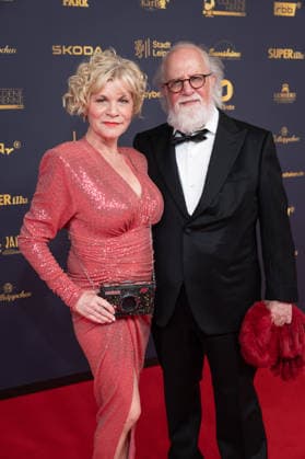 Goldene Henne 2026 Roter Teppich Roter Teppich Anne Kasprik und Mann Oren Goldene Henne 2026, 04.09.2026, Leipzig Copyright: xEventpressxFuhrx