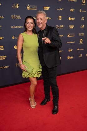 Goldene Henne 2026 Roter Teppich Roter Teppich Olaf Berger und Ehefrau Julia Goldene Henne 2026, 04.09.2026, Leipzig Copyright: xEventpressxFuhrx