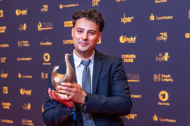 LEIPZIG, DEUTSCHLAND 4. SEPTEMBER 2026 Verleihung der Goldenen Henne 2026 Bei der Gala werden erneut Persönlichkeiten aus Unterhaltung, Fernsehen, Musik und Sport ausgezeichnet. Hier der Helfer Majeed Yarim der bei der amokfahrt in leipzig erste hilfe geleistet hat Goldene Henne 2026 - Roter Teppich