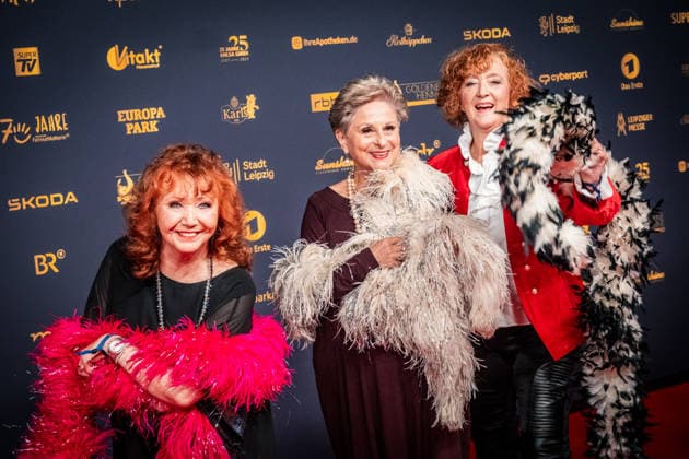 LEIPZIG, DEUTSCHLAND 4. SEPTEMBER 2026 Verleihung der Goldenen Henne 2026 auf dem roten Teppich in der Messehalle 1 in Leipzig. Bei der Gala werden erneut Persönlichkeiten aus Unterhaltung, Fernsehen, Musik und Sport ausgezeichnet. Regina Thoss, Dagmar Frederic Goldene Henne 2026 - Roter Teppich