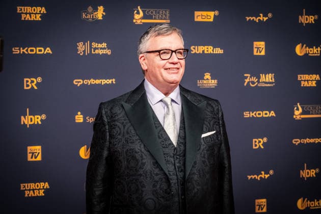 LEIPZIG, DEUTSCHLAND 4. SEPTEMBER 2026 Verleihung der Goldenen Henne 2026 auf dem roten Teppich in der Messehalle 1 in Leipzig. Bei der Gala werden erneut Persönlichkeiten aus Unterhaltung, Fernsehen, Musik und Sport ausgezeichnet. Schauspieler und Moderator Hans Peter Hape Kerkeling Goldene Henne 2026 - Roter Teppich