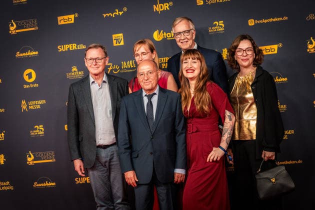 LEIPZIG, DEUTSCHLAND 4. SEPTEMBER 2026 Verleihung der Goldenen Henne 2026 auf dem roten Teppich in der Messehalle 1 in Leipzig. Bei der Gala werden erneut Persönlichkeiten aus Unterhaltung, Fernsehen, Musik und Sport ausgezeichnet. Bodo Ramelow, Dietmar Bartsch, Heidi Reichineck, Gregor Gysi Goldene Henne 2026 - Roter Teppich