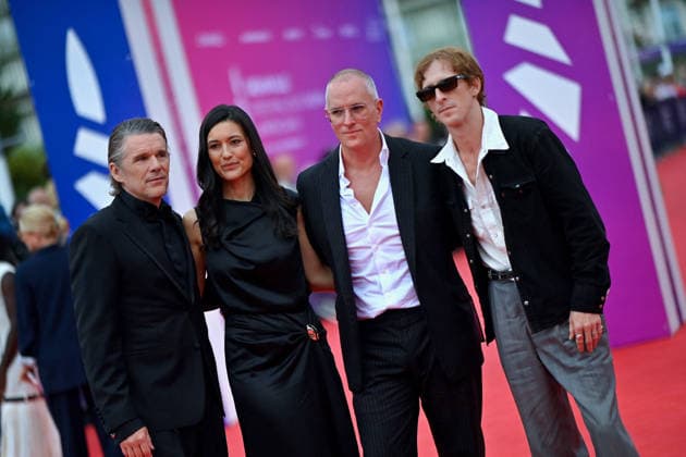 Opening Red Carpet 52nd Deauville American Film Festival FC Ethan Hawke, Julia Jones, Padraic McKinley and Austin Amelio attends the Opening Red Carpet at the 52nd Deauville American Film Festival on September 04, 2026 in Deauville, France. Photo by Franck Castel ABACAPRESS.COM Deauville  Copyright: xCastelxFranck ABACAx