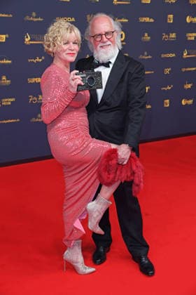 Anne Kasprik mit Ehemann Oren Schmuckler - *Roter Teppich* VERLEIHUNG GOLDENE HENNE 2026 in der Messe Leipzig am 04.09.2026