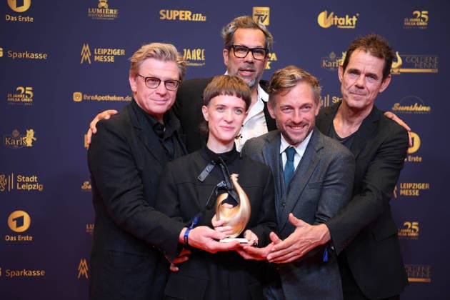 Hendrik Handloegten, Liv Lisa Fries, Achim von Borries, Volker Bruch, Tom Tykwer - *Preisträger* VERLEIHUNG GOLDENE HENNE 2026 in der Messe Leipzig am 04.09.2026