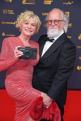 Anne Kasprik mit Ehemann Oren Schmuckler - *Roter Teppich* VERLEIHUNG GOLDENE HENNE 2026 in der Messe Leipzig am 04.09.2026