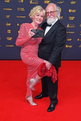Anne Kasprik mit Ehemann Oren Schmuckler - *Roter Teppich* VERLEIHUNG GOLDENE HENNE 2026 in der Messe Leipzig am 04.09.2026