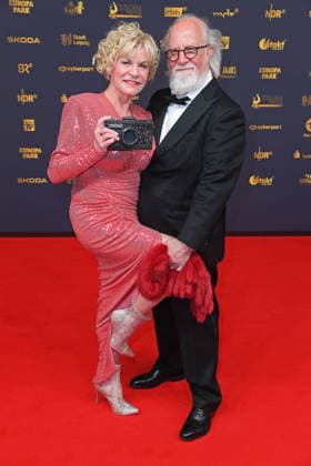 Anne Kasprik mit Ehemann Oren Schmuckler - *Roter Teppich* VERLEIHUNG GOLDENE HENNE 2026 in der Messe Leipzig am 04.09.2026