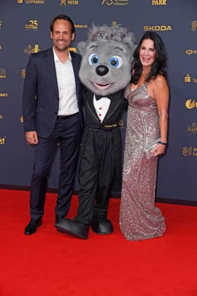 Mariella Ahrens mit Freund Marco van Dre - *Roter Teppich* VERLEIHUNG GOLDENE HENNE 2026 in der Messe Leipzig am 04.09.2026