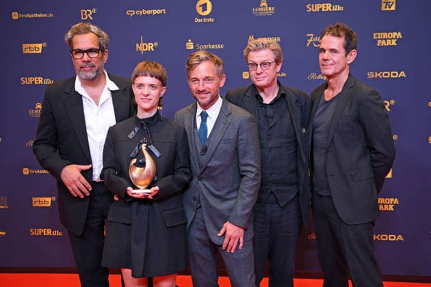 Hendrik Handloegten, Liv Lisa Fries, Achim von Borries, Volker Bruch, Tom Tykwer - *Preisträger* VERLEIHUNG GOLDENE HENNE 2026 in der Messe Leipzig am 04.09.2026