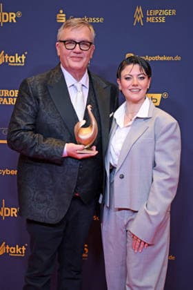 Hape Kerkeling, Tahnee Schaffarczyk - *Preisträger* VERLEIHUNG GOLDENE HENNE 2026 in der Messe Leipzig am 04.09.2026