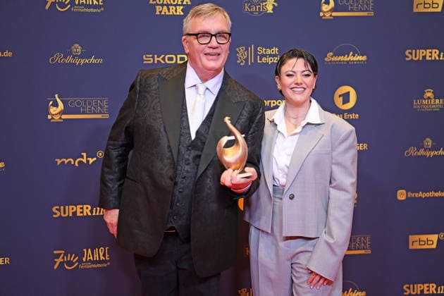 Hape Kerkeling, Tahnee Schaffarczyk - *Preisträger* VERLEIHUNG GOLDENE HENNE 2026 in der Messe Leipzig am 04.09.2026