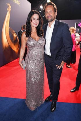 Mariella Ahrens mit Freund Marco van Dre - *Aftershowparty* VERLEIHUNG GOLDENE HENNE 2026 in der Messe Leipzig am 04.09.2026