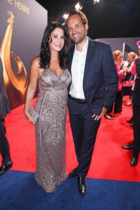 Mariella Ahrens mit Freund Marco van Dre - *Aftershowparty* VERLEIHUNG GOLDENE HENNE 2026 in der Messe Leipzig am 04.09.2026