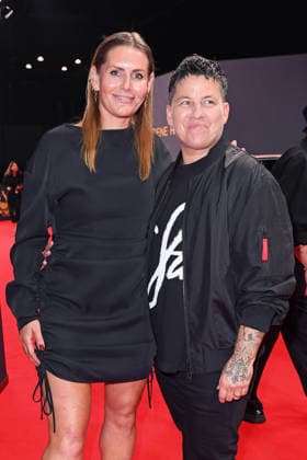 Kerstin Ott mit Ehefrau Karolina Koeppen - *Aftershowparty* VERLEIHUNG GOLDENE HENNE 2026 in der Messe Leipzig am 04.09.2026