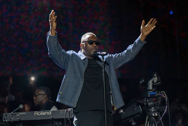 Night one of Jay-Z 30 Concert in London, UK - 4 Sept 2026 Idris Elba seen on stage as a special guest on the first night of Jay-Z 30 tour celebrating the 30th anniversary of his debut album Reasonable Doubt at Tottenham Hotspur Stadium. London United Kingdom Copyright: xBonniexBritainx xSOPAxImagesx JZ101432