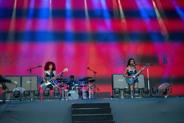 RIO DE JANEIRO, RJ - 04.09.2026: ROCK IN RIO 2026 - The band Nova Twins will open the main stage this Friday, September 4th, at Rock in Rio, in the City of Rock, Rio de Janeiro, RJ. x3009688x  CristianexMota