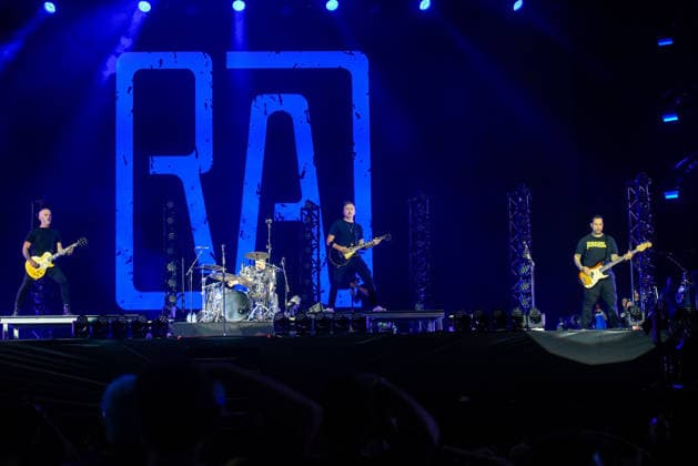 RIO DE JANEIRO, RJ - 04.09.2026: ROCK IN RIO 2026 - The rock band Rise Against performed on the main stage at Rock in Rio 2026. x3009727x  CarlosxSanttos