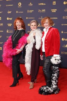 Goldene Henne 2026 Regina Thoss, Dagmar Frederic, Dagmar Gelbke Roter Teppich zur Goldene Henne 2026, Messe Leipzig, Leipzig Datum: 04.09.2026 Copyright: xEventpress Kratschx