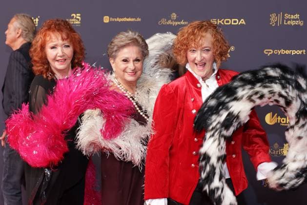 Goldene Henne 2026 Regina Thoss, Dagmar Frederic, Dagmar Gelbke Roter Teppich zur Goldene Henne 2026, Messe Leipzig, Leipzig Datum: 04.09.2026 Copyright: xEventpress Kratschx