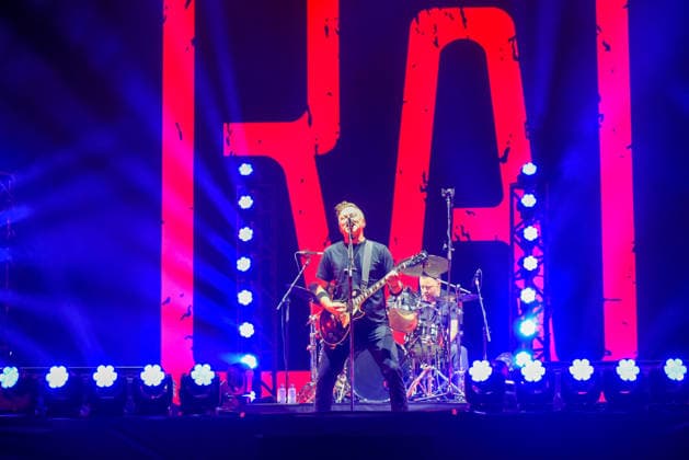RIO DE JANEIRO, RJ - 04.09.2026: ROCK IN RIO 2026 - The rock band Rise Against performed on the main stage at Rock in Rio 2026. x3009780x  CarlosxSanttos