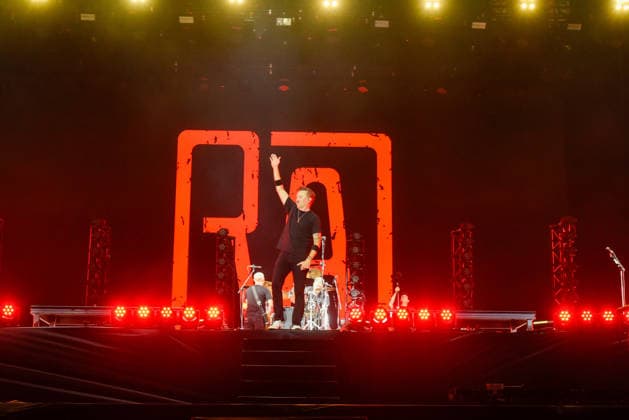 RIO DE JANEIRO, RJ - 04.09.2026: ROCK IN RIO 2026 - The rock band Rise Against performed on the main stage at Rock in Rio 2026. x3009781x  CarlosxSanttos